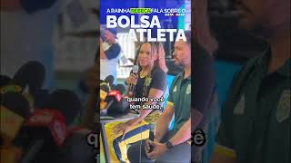 MEDALHISTA OLÍMPICA REBECA ANDRADE FALA SOBRE A IMPORTÂNCIA DO BOLSA ATLETA [upl. by Danielson]