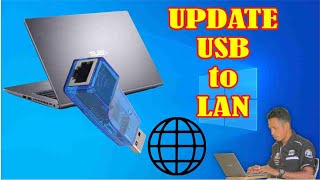 Cara Menggunakan amp Update Driver USB to LAN  Firdus Komputer [upl. by Aubreir]