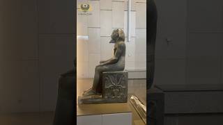 Statue of Khafre in GEM Grande museo egizio [upl. by Bary]