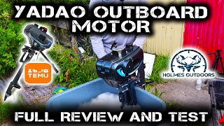 I bought a YADAO Outboard Motor from TEMU  Full Review amp Test [upl. by Aray]