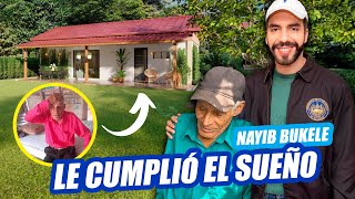 Abuelito le partió el corazón a Nayib Bukele ❤️🥺 No se esperaba esta respuesta tan inmediata [upl. by Goeger679]