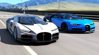 Bugatti Tourbillon vs Bugatti Chiron at Special Stage Route X [upl. by Cynera]