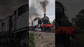 GWR 4555 on the Chinnor Railway gwr4555 smallprairie chinnorrailway chinnor prairietank [upl. by Winson]