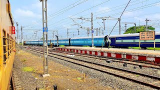 Daund Junction  Kazipet Hadapsar Express Train Arrival Departure Daund Railway Station  दौंड [upl. by Antoni351]