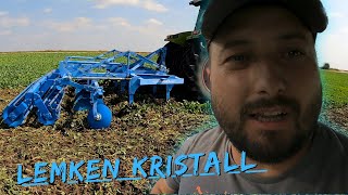 LEMKEN KRISTALL 9400‼️демонстрація на наших полях разом з трактором Axion 830 [upl. by Ancel827]