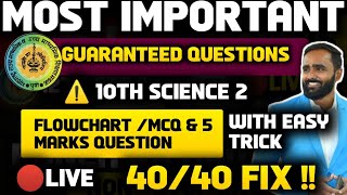 🔴LIVE MOST IMPORTANT GUARANTEED QUESTIONS 10TH STD SCIENCE 1BOARD EXAM 2024PRADEEP GIRI SIR [upl. by Ruelu]