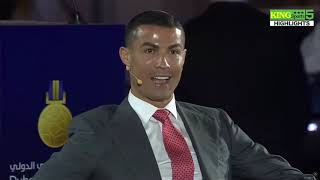 Globe Soccer Award 2020 Full interview Cristiano RonaldoRobert LewandowskiCasillas [upl. by Erdnaed]