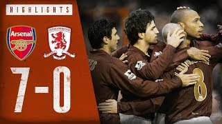 Arsenal 70 Middlesbrough  Arsenal Classics  Premier League  Jan 14 2006 [upl. by Ailemor]