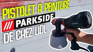 Pistolet Ã peinture PARKSIDE PFS 400 A1 LIDL [upl. by Yesllek153]