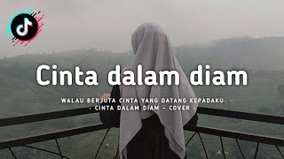 Cinta dalam diam walau berjuta cinta yang datang kepadaku Cover  Lirik Lagu [upl. by Sension]