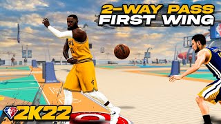 NEW LEBRON JAMES BUILD on NBA 2K22 CURRENT GEN  TWO WAY PASS FIRST WING BUILD [upl. by Sankaran]