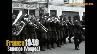 France 1940  Senones 3  Vosges  Vogesen  Parade [upl. by Roxie913]