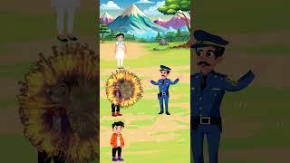 gorer bitore lico sash  cartoon  sialer golpo  sajib animation [upl. by Anavi]