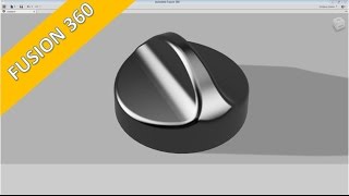 Drehschalter  Autodesk Fusion 360 Training  Surfaces [upl. by Garett310]