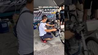 MX ABAKURA JEBOL SAAT DI BLAYER LEK MANOCH😱🥹 teamongkekjember youtubeshorts dragbike [upl. by Nevag]