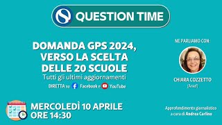 Domanda GPS 2024 verso la scelta delle 20 scuole tutti gli ultimi aggiornamenti [upl. by Fairfax436]