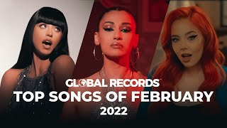 GLOBAL Top Songs of February 2022  1 HOUR MUSIC MIX [upl. by Merrie]