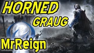 Middle Earth  Shadow of Mordor  Hunting Challenge 10  Kill A Horned Graug [upl. by Wivinah]