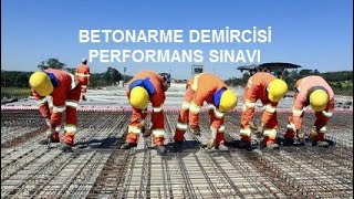 Betonarme Demircisi Mesleki Yeterlilik Belgesi  Performans Sınavı [upl. by Eidnalem]