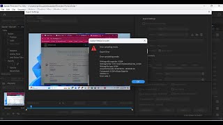 EXPORT ERROR premiere pro simple ways to solve [upl. by Nojram764]