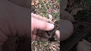 Metal Detecting Window Lock 1800 Silver Coins Relics Toys Farm Western NY metaldetecting shorts [upl. by Zetes]