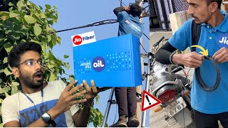 Jio Fiber Installation 399 Postpaid Plan  FREE Router Installation Charges Speed  Full Details [upl. by Dloreg]