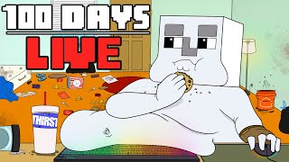 100 Days  LIVE MINECRAFT [upl. by Amadas]