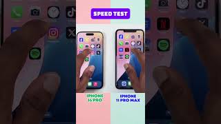 Which iPhone is Faster❓ iPhone 16 Pro Vs iPhone 11 Pro Max Speed Test [upl. by Htebaras353]