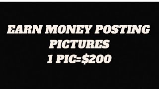 make money posting pictures financebyunique [upl. by Laehcar544]