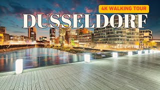 Dusseldorf Germany walking tour virtual travel tour [upl. by Eirrab]