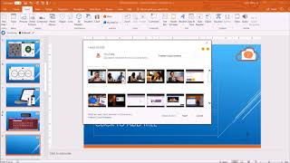 How to insert an online video in Microsoft PowerPoint 2016 [upl. by Nitnerb781]