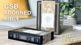 CSB Adorned Bible  Full Review [upl. by Drahcir64]