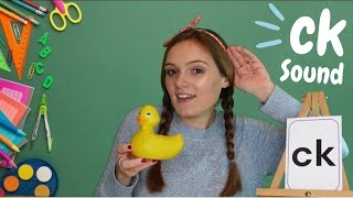 ck Sound  Phonics for Kids  ck Words amp Blending  Learn to Read with a British Teacher [upl. by Quent29]