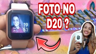 Smartwatch D20  Como configurar Sincronizar e colocar foto  PARTE 1 PassoaPasso Fitpro [upl. by Aivatco]