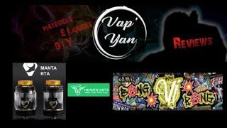 Manta RTA  Advken  Bang Bang Juice  VapeInstitut FR [upl. by Nnagrom649]