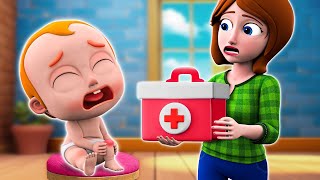 NEW Boo Boo Song  Little Babys Hurt 😿💔  NEW ✨ Funny Nursery Rhymes For Kids [upl. by Almira]