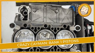 quotCrazy Caymanquot Engine Assembly  Bank 1 Pistons [upl. by Yelbmik]