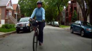 Bike on the Street Not on the Sidewalk  Safe Cycling in Chicago [upl. by Sholem]