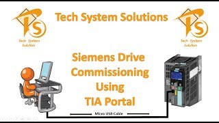 Siemens Drive Commissioning TIA Portal l Drive Quick Commissioning l G120 Drive l Siemens [upl. by Lacombe55]