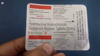 Atarax SR Tablet  Atarax SR 50 Tablet  Hydroxyzine Hydrochloride Tablet  Atarax SR 50mg Tablet [upl. by Bevan]