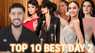 Miss Universe 2024 TOP 10 BEST DAY 2 [upl. by Marquardt]