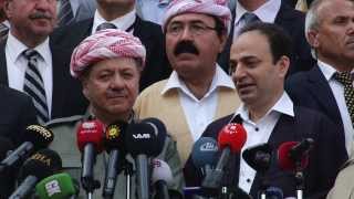 BaydemirBarzani görüşmesi sonrasında basın açıklaması [upl. by Toddy]