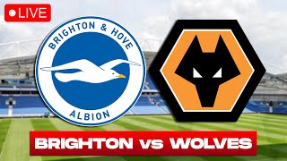 BRIGHTON vs WOLVES LIVE Stream  Premier League Football Match Watchalong [upl. by Mayce380]