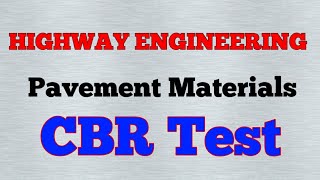 CBR Test For Soil  Pavement Materials  Highway Engineering  Lec21  Gate Ese [upl. by Diantha]