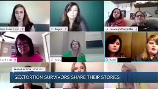 Sextortion survivors share their stories [upl. by Ssac553]