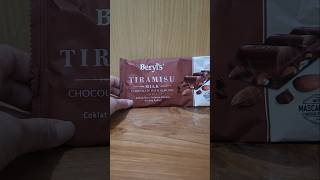 Beryls Tiramisu Milk Chocolate with Almond from Malaysia chocolate beryl tiramisu malaysia [upl. by Armanda698]