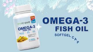 Omega 3 Fish Oil 1000 mg with 180 mg EPA amp 120 mg DHA [upl. by Ayila570]