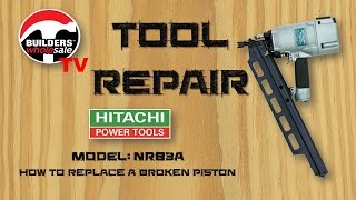 How to replace a Hitachi NR83 piston [upl. by Tankoos]