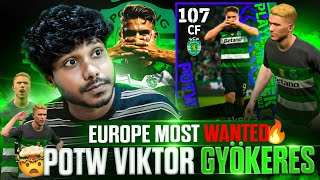 UNBELIEVABLE POTW GYÖKERES PERFORMANCE 🤯 CRAZY BANGERS 🚀 efootball [upl. by Lenuahs]