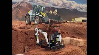 Hard Work For RC Trucks At Construction World Kramer RC Wheel Loader [upl. by Ayifa]